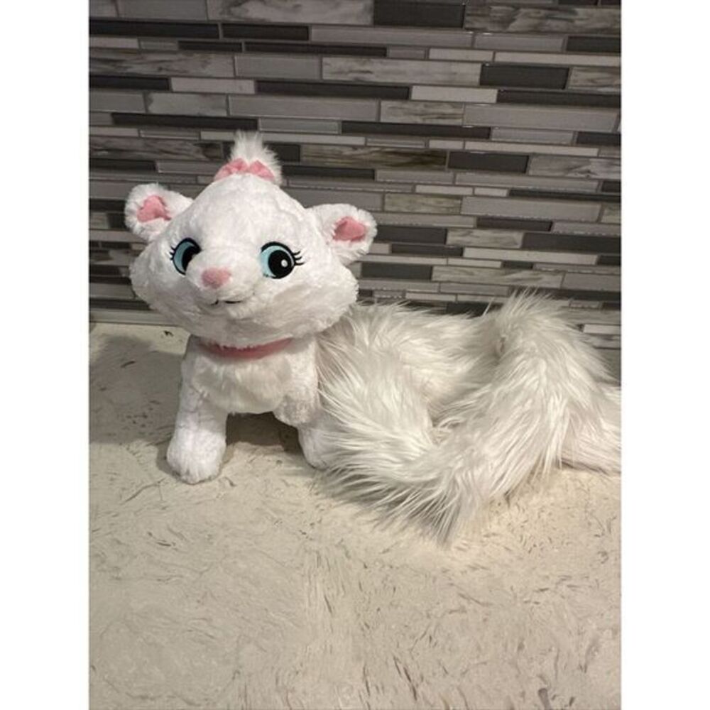 Disney's Aristocats Marie Plush Long Tail Disney Parks 5ft 6" Stuffed Animal